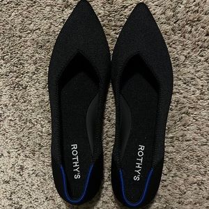 Rothy’s Black Points flats
